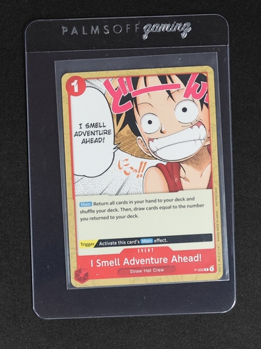 I Smell Adventure Ahead! (Promotion Pack 2022) P-002 Monkey D. Luffy — front