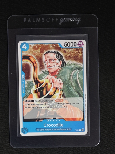 One Piece TCG P-004 Crocodile Promo — front