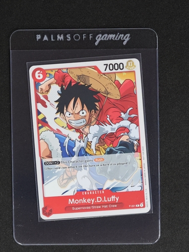 2024 One Piece P-001 Monkey.D.Luffy Super Pre-Release Participant Promo — front