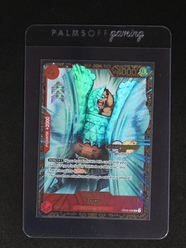 2023 One Piece TCG OP02-008 Jozu Championship Promo — front