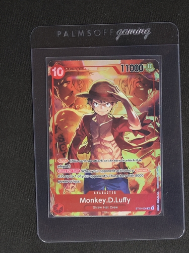 One Piece Treasure Booster Set Monkey D Luffy ST10-006 — front