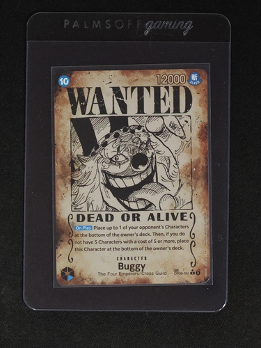 2024 One Piece CCG OP09-051 Buggy Wanted Poster — front