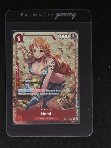 One Piece Card Game 2023 Championship Celebration ST01-007 Nami — front