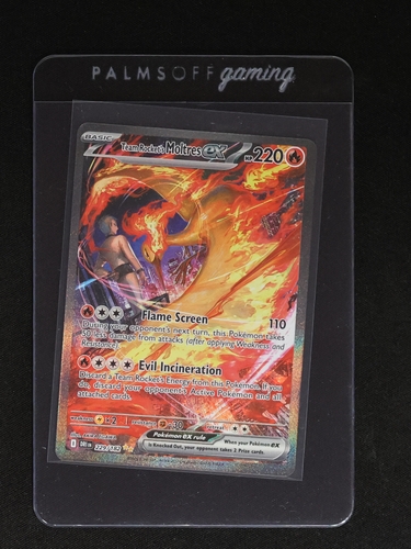 2023 Pokémon TCG Destined Rivals #229 Team Rocket's Moltres EX — front