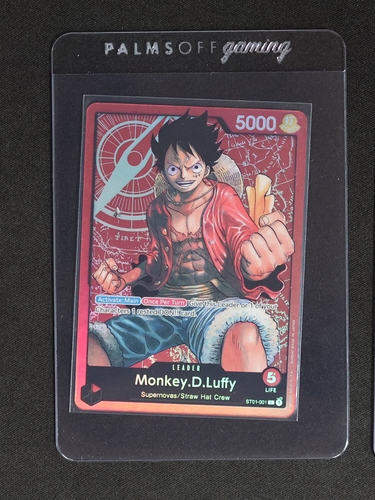 2022 One Piece Card Game ST01-001 Monkey.D.Luffy — front