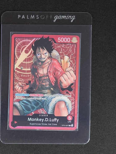 2022 One Piece Card Game ST01-001 Monkey.D.Luffy — front
