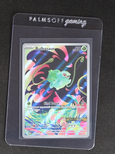2025 Pokémon #133 Bulbasaur Mega Evolution Illustration Rare Full Art — front