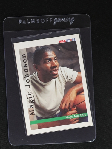 1992 NBA Hoops #331 Magic Johnson Magic Numbers — front
