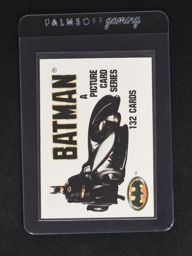 1989 Topps Batman #1 Introduction — front