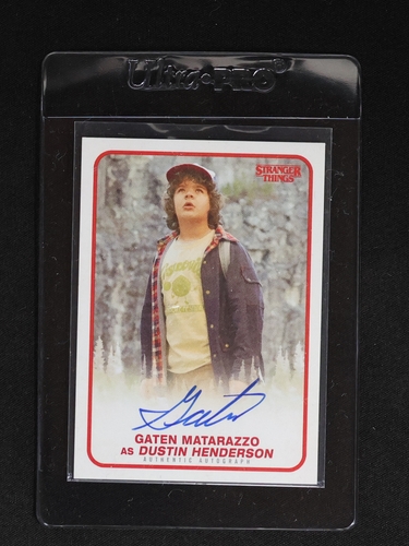 2018 Topps Stranger Things #A-DH Gaten Matarazzo as Dustin Henderson — front