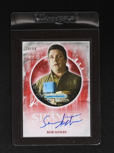 2019 Topps Stranger Things Welcome to the Upside Down #A-SA Bob Newby — front