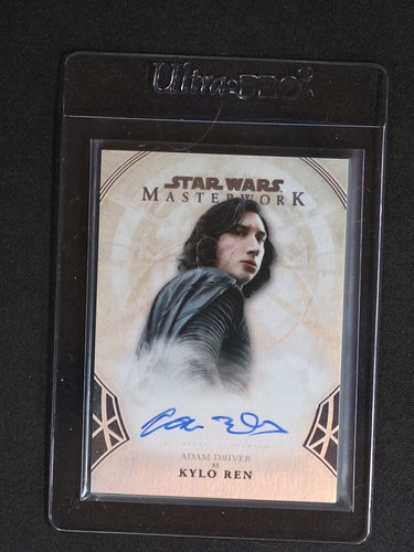 2020 Topps Star Wars Masterwork #A-MW Adam Driver as Kylo Ren — front