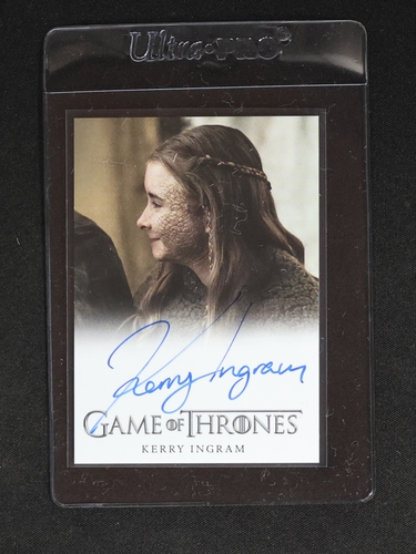 2023 Game of Thrones Art & Images Legacy Kerry Ingram Autograph Card — front
