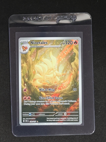 2023 Pokémon SV03 #199 Ninetales Obsidian Flames Illustration Rare — front