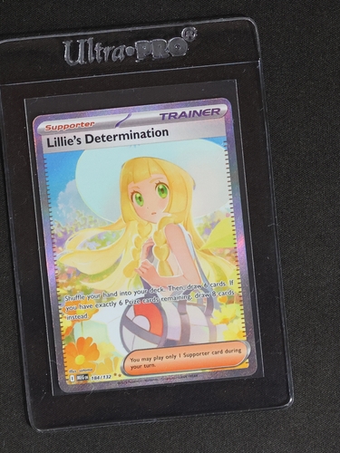 2022 Pokémon TCG ME01: Mega Evolution #184 Lillie's Determination — front