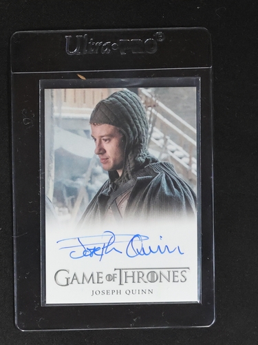 2022 Game of Thrones The Complete Series 2 Joseph Quinn Inscription Auto A204 — front