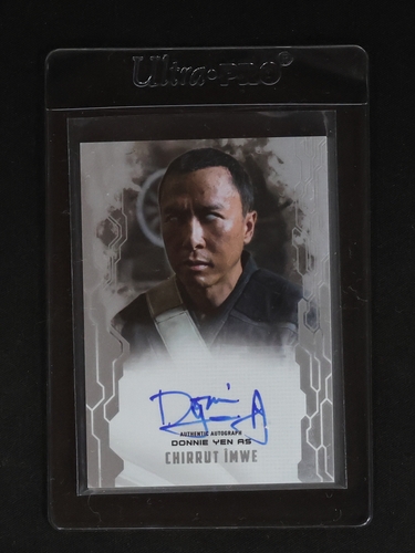 2017 Topps Star Wars Masterwork #18 Donnie Yen as Chirrut Imwe — front