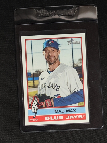 2025 Topps Heritage #701 Max Scherzer — front