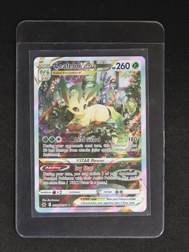 2023 Pokemon TCG Crown Zenith GG35 Leafeon VSTAR — front