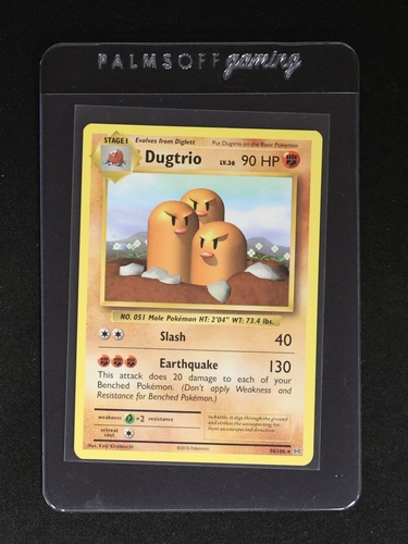 2016 Pokémon TCG XY Evolutions #56 Dugtrio — front