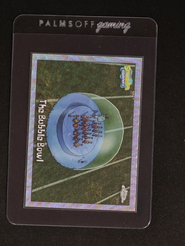 2025 Topps Chrome SpongeBob The Bubble Bowl #100 — front