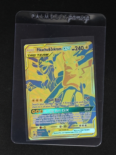2019 Pokémon TCG SM248 Pikachu & Zekrom GX Tag Team Promo — front