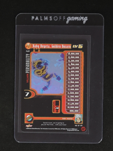 2004 Score Dragon Ball GT #246 Baby Vegeta, Golden Oozaru Lv 5 — front