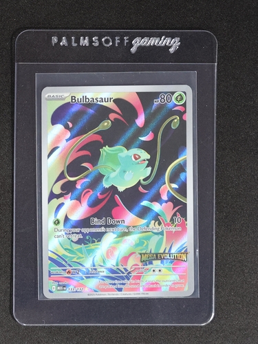 2025 Pokémon #133 Bulbasaur Mega Evolution Illustration Rare Full Art — front