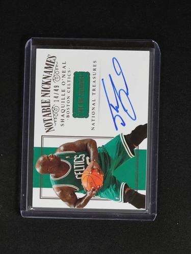 2019-20 Panini National Treasures Notable Nicknames #14 Shaquille O'Neal — front