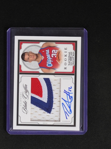 2009-10 Panini National Treasures #201 Blake Griffin Rookie Patch Auto — front