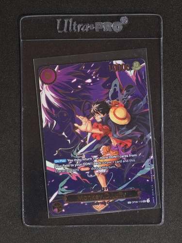 Monkey D. Luffy SP OP09-119 Carrying on His Will One Piece — front