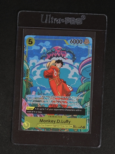 One Piece TCG OP07-109 Monkey D. Luffy Treasure Rare — front