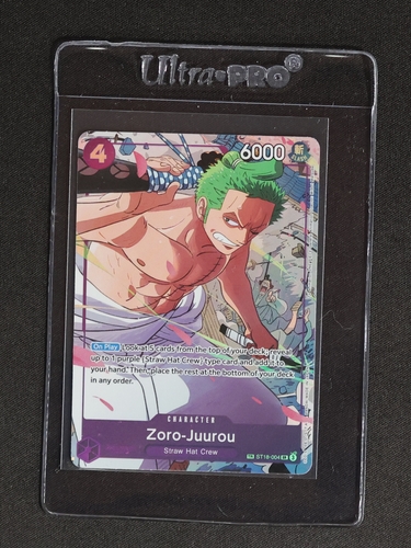 One Piece Card Game ST18-004 Zoro-Juurou — front