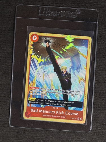 Bad Manners Kick Course OP04-016 Premium Booster -The Best- Vol. 2 — front