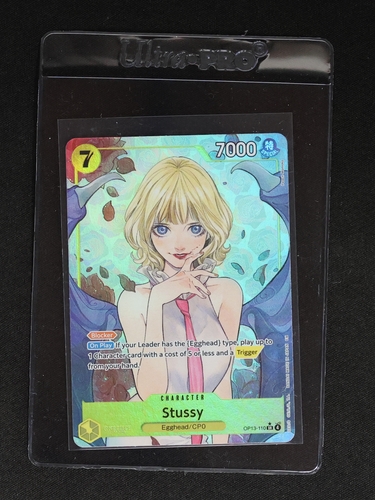 One Piece Card Game 2023 OP13-110 Stussy Carrying On His Will — front