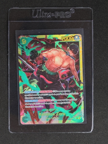 One Piece Card Game OP06-118 Roronoa Zoro Wings of the Captain Secret Rare — front