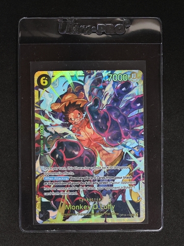One Piece TCG OP10-118 Monkey D. Luffy Royal Blood Secret Rare — front