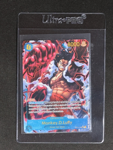2023 One Piece Card Game OP11-118 Monkey D. Luffy A Fist of Divine Speed — front