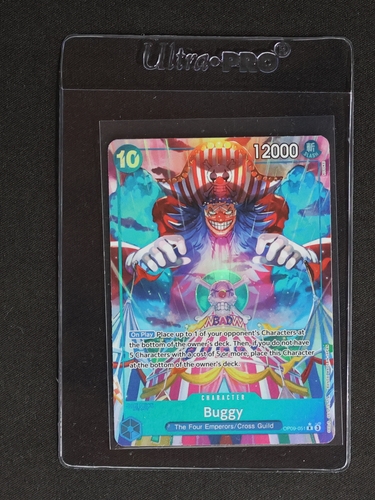 One Piece Card Game OP09-051 Buggy Alternate Art — front