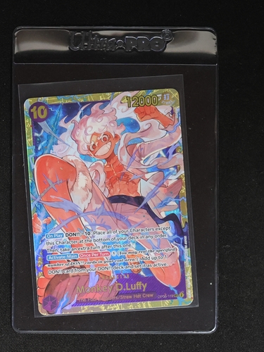 2023 One Piece TCG OP05-119 Monkey D. Luffy Awakening of the New Era Secret Rare Foil — front