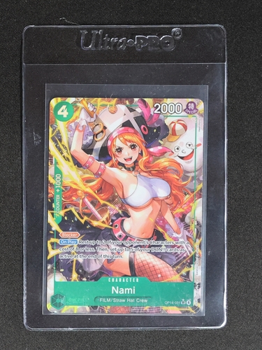 One Piece Card Game OP14-031 Nami (Alternate Art) The Azure Sea's Seven — front