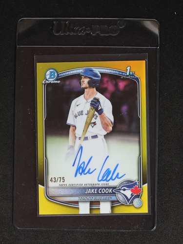 2025 Bowman Draft Chrome #CPA-JC Jake Cook — front