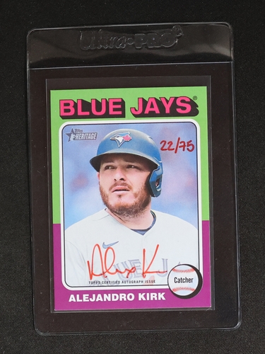 2024 Topps Heritage #186 Alejandro Kirk — front