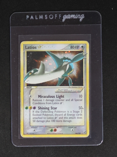 2005 EX Deoxys #106 Latios Gold Star — front