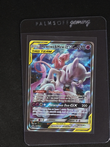 2019 Pokémon TCG SM191 Mewtwo & Mew GX Tag Team — front