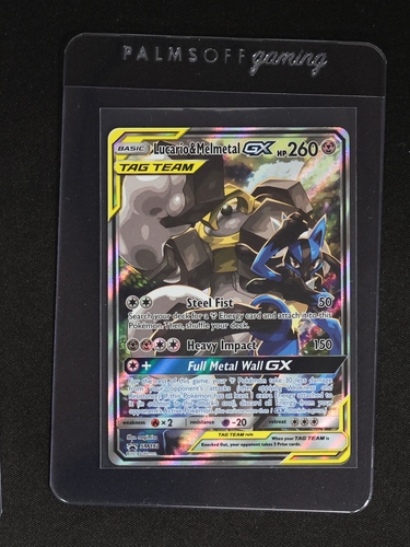 2019 Pokémon SM192 Lucario & Melmetal GX — front