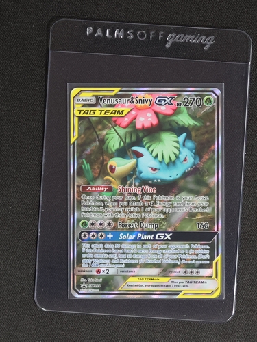 2019 Pokémon TCG SM229 Venusaur & Snivy GX — front