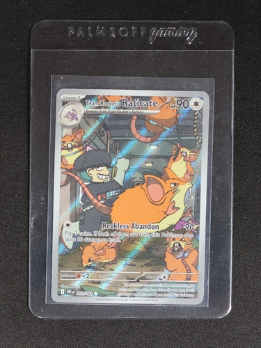 2023 Pokémon Scarlet & Violet Destined Rivals #202 Team Rocket's Raticate — front