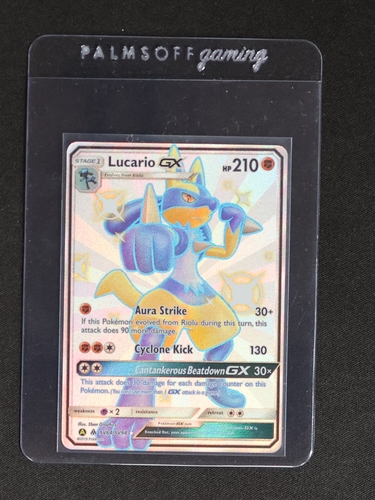 2019 Pokémon TCG Hidden Fates Lucario GX SV64/SV94 — front