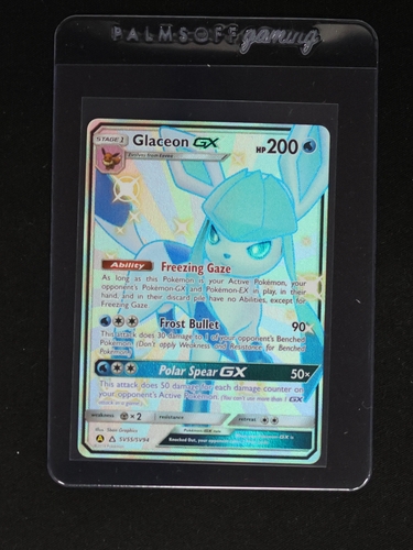 2019 Pokémon Hidden Fates SV55/SV94 Glaceon GX — front